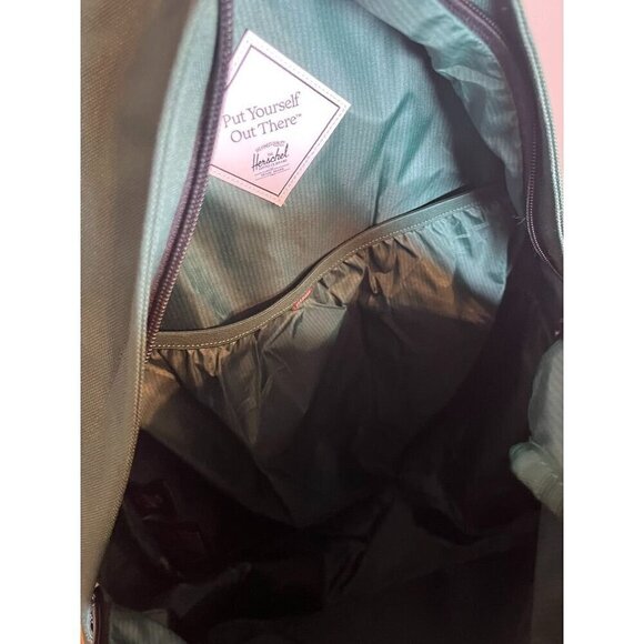 Herschel School Backpack Green Classic Preppy Eco Neutral Retro Academia Solid - Picture 7 of 12